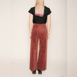 NWT Jackson Rowe Reform Wide Leg Corduroy Pants in Rose Gold -  Size S